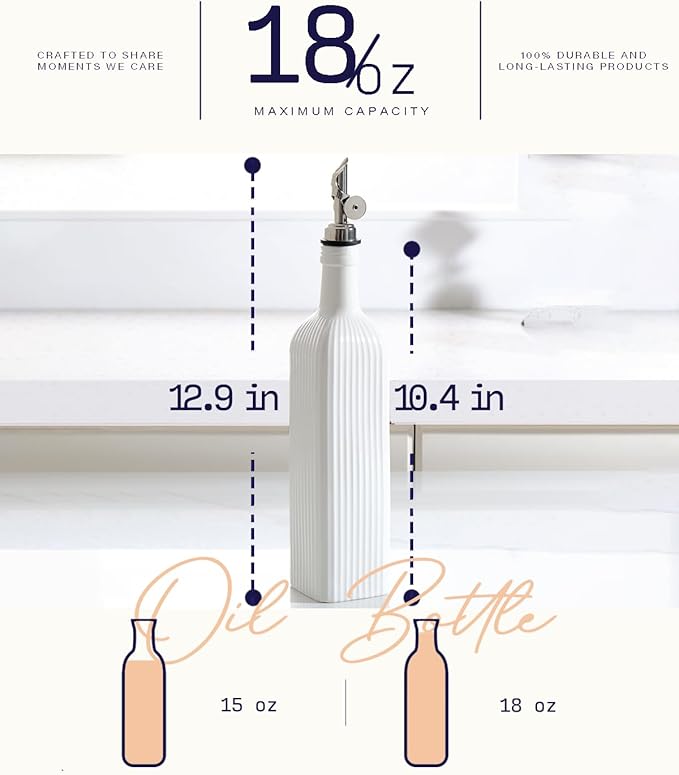 MaisonOlive Handmade Ceramic Oil Dispenser