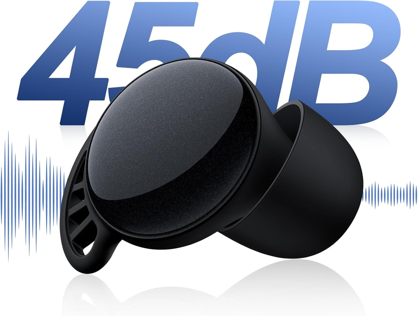 SilentEase Silicone Ear Plugs – 45dB Noise Cancelling